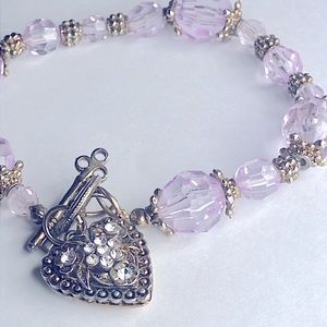 ❤️‍🔥Bracelet with heart pendant🫶